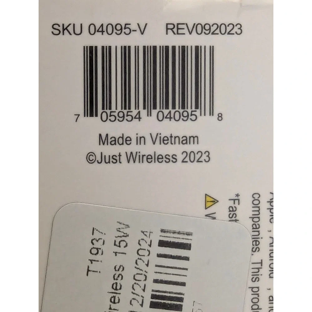 Just Wireless important notes